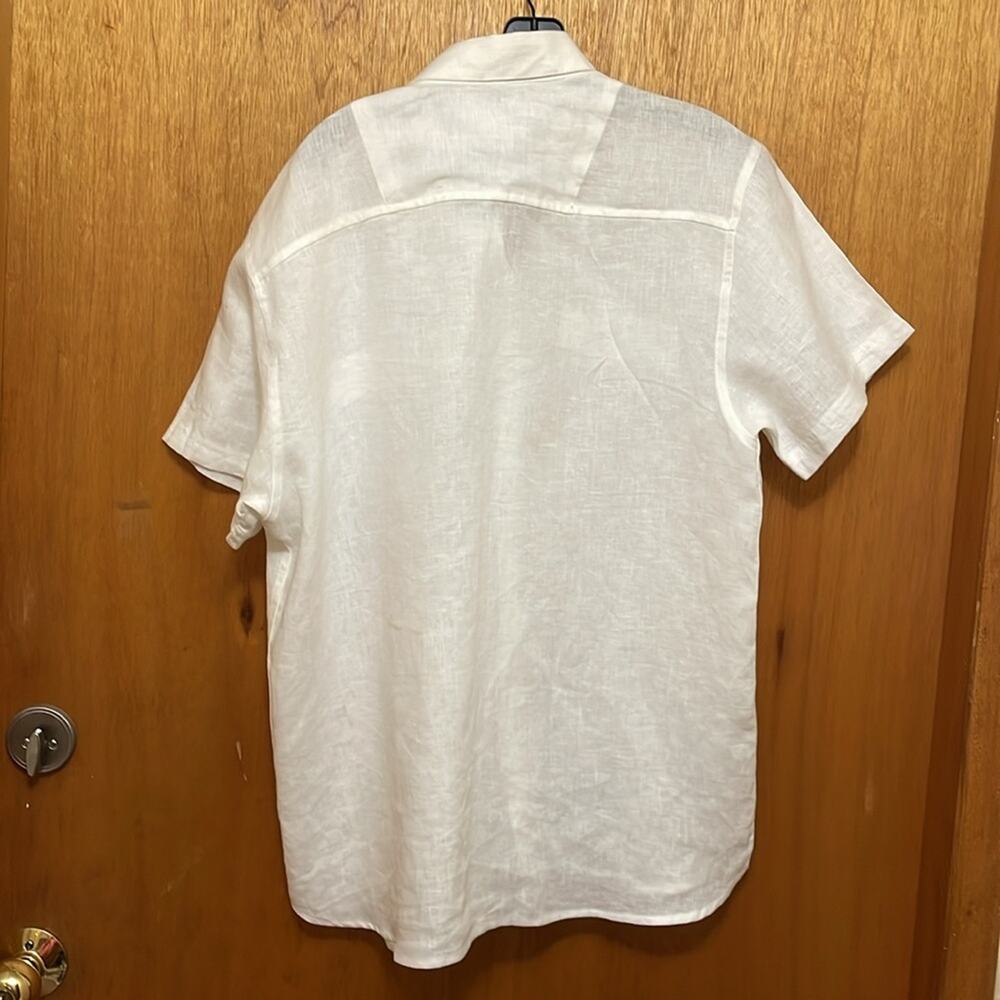 Bruno White Pure Linen Top. M - Picture 4 of 4